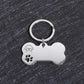 Custom Name Dog Tags Personalized Text Dog ID Tag Bone Shaped Stainless Steel Laser Engraving Anti-lost Customized Pets ID Tag