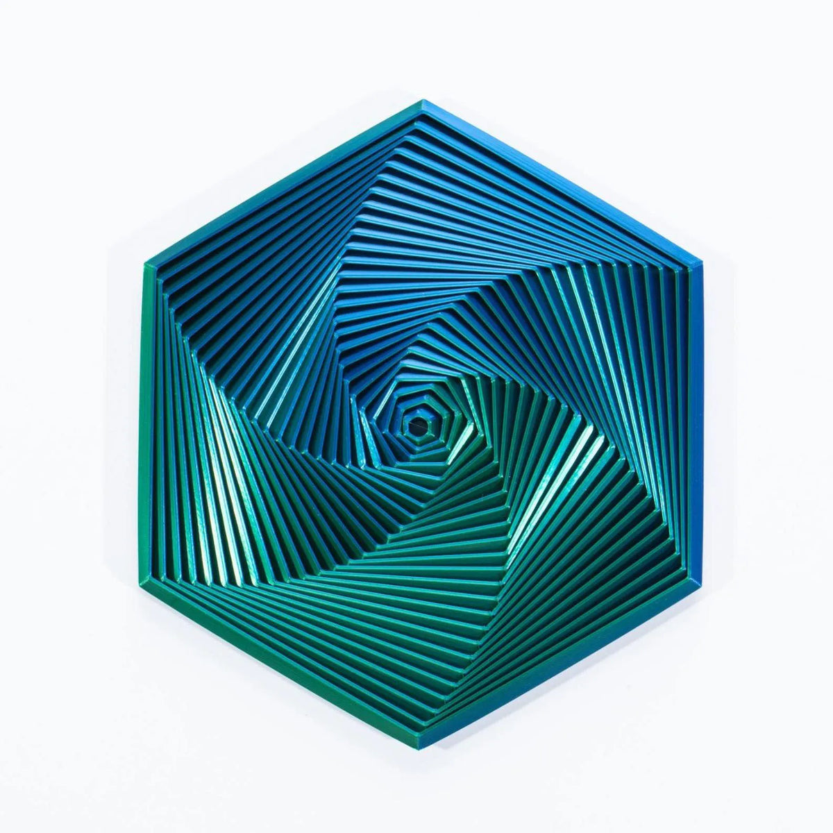 3D Printing Fractal Fidget Hexagon Stress Relief Artifacts Venting Toys For Children and Adults with Irritability and Depression