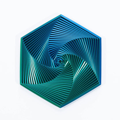 3D Printing Fractal Fidget Hexagon Stress Relief Artifacts Venting Toys For Children and Adults with Irritability and Depression