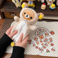 Kawaii Rilakkuma Otter Plush Pencil Case Cute Cartoon Stationery Storage Bag Large Capacity Pouch For Kawaii Cosmetic Bag Gift