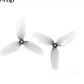 (8CW+8CCW) HQProp 45mmx3 Grey-poly Carbonate-1.5mm Shaft High Quality Prop 45MM Propeller For Micro Whoop FPV Racing Drone Parts