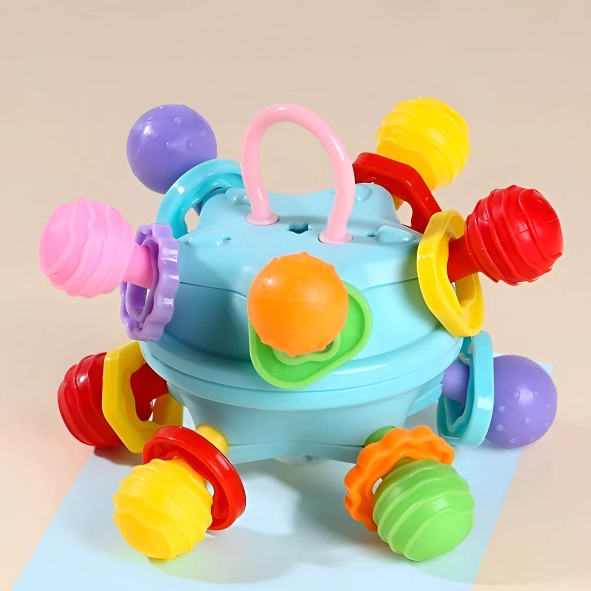 Manhattan Grab-and-Hold Baby Toy for Early Education and Intelligence Development - Suitable for Infants and Toddlers