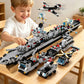 65CM Giant Navy Warship Building Blocks Ship Model 6 in 1 Multi Form Battleship Assembly Toy for Boys Children Birthday Gift