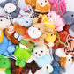 24pcs Mini Plush Animal Toy Set Cute Animals Keychain Decoration for Kids&Adult Carnival Prizes Small Stuffed Animal Party Favor