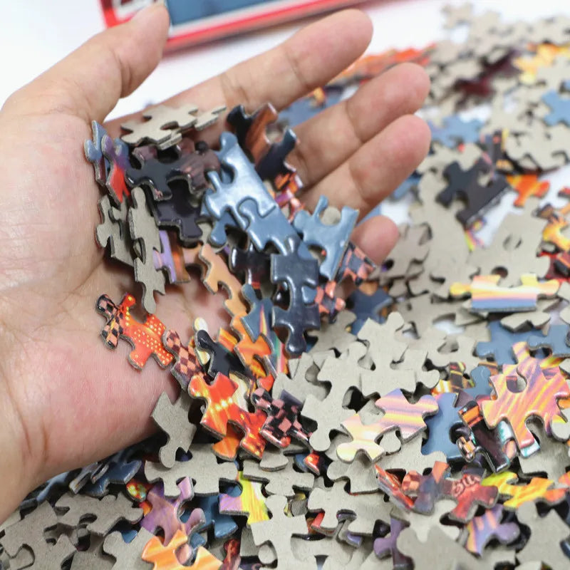 500 Pieces Jigsaw Puzzle Various Landscape Patterns Jigsaw Puzzle Educational Toy for Kids Children's Games Christmas Gift