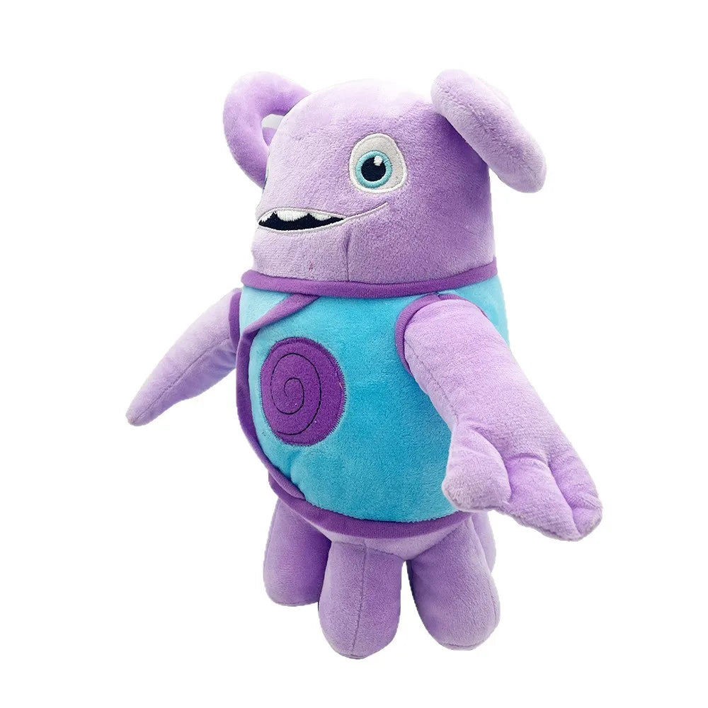 Hot 30cm Dreamworks Home Plush Home Oh Crazy Alien Purple Little European Cartoon Plush Toy Doll Children's Gift Home Ornament