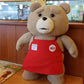 46cm TED Plush Movie Teddy Bear TED 2 Plush Toy In Apron Styles Soft Stuffed Animals Plush Dolls Animal for Kids Gift