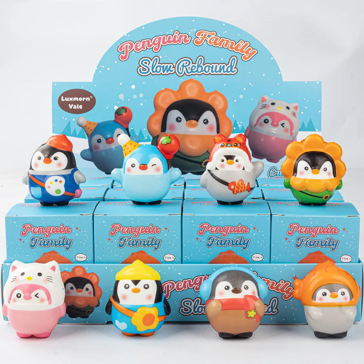 12pcs/Set Simulation Food Squishy Hamburger Fries Capybara Axolotl Squeeze Toy Stress Relief Decompression Toys