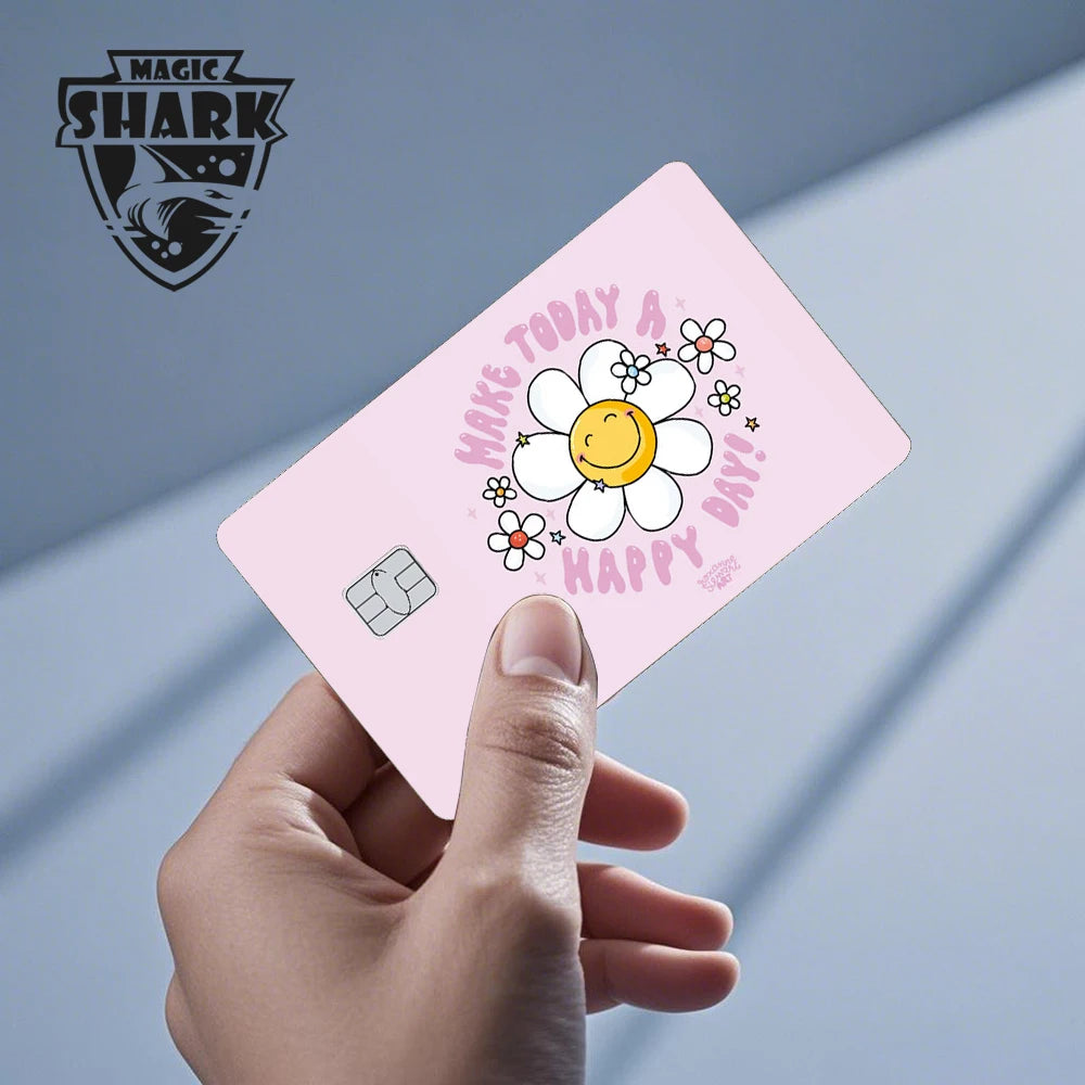 100% New Arrival Conch Money Bow Anime Speend or Save Meme Credit Card Film Debit Card Sticker Skin