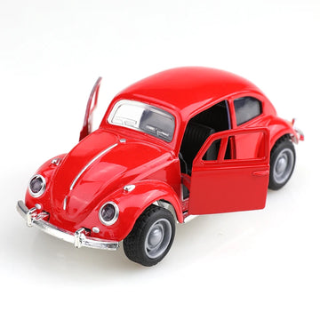 (bagged)1:38 Classical Cute Beettle, Alloy Model Car, Simulated vehicle, children's alloy car, boy's toy model, car ornaments
