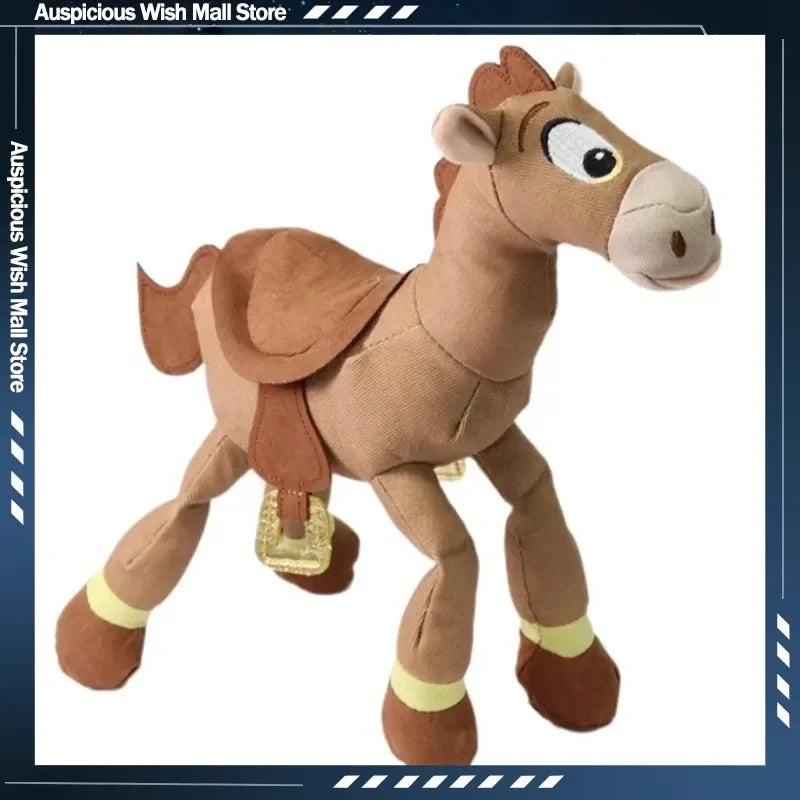 New Cartoon Horse Stuffed Plush Doll 25cm Cute Animal Soft Plush Toy Desktop Ornament Perfect Birthday Holiday Gift For Girls