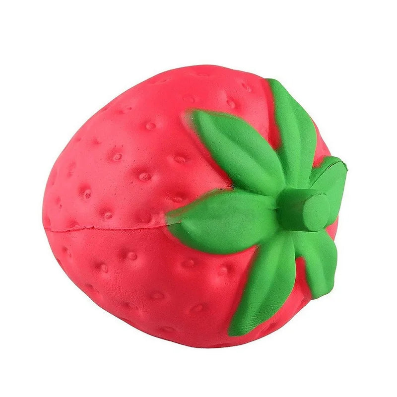 Super Jumbo Strawberry Squishi Cream Scented Slow Rising Stress Reliever Toy for Kids And Grownups 11.5x9cm Squeeze Squishy Toy