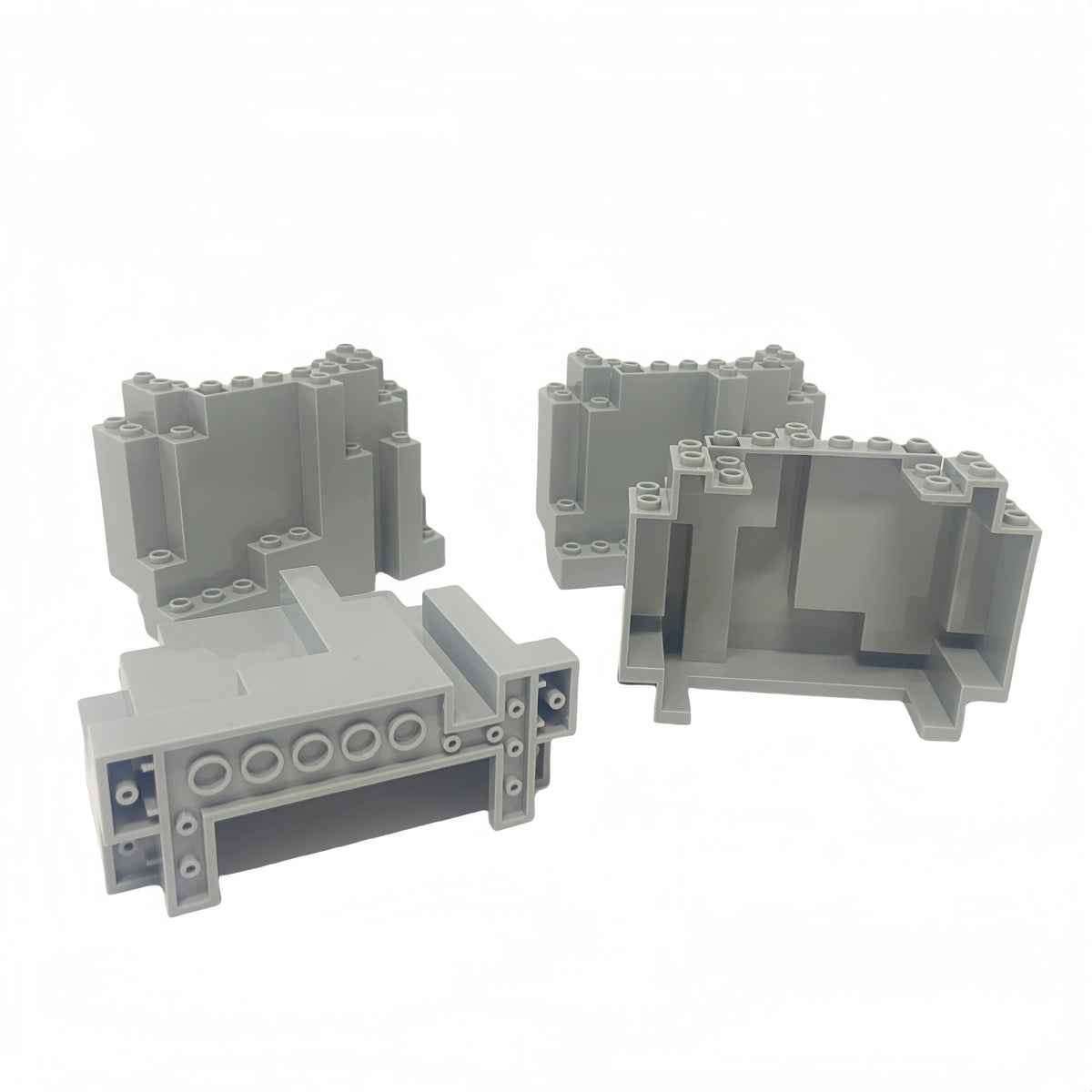 4pcs Mountains Hills Building Blocks DIY Toys MOC Accessories Basic Components Wild Parks Construction Model Bricks