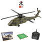 Wltoys K170 RC Helicopter UH-60L 4 Channel Remote Control Brushless Helicopters with Gyro and LED Light Durable Airplane Toy