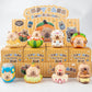 12pcs/Set Simulation Food Squishy Hamburger Fries Capybara Axolotl Squeeze Toy Stress Relief Decompression Toys