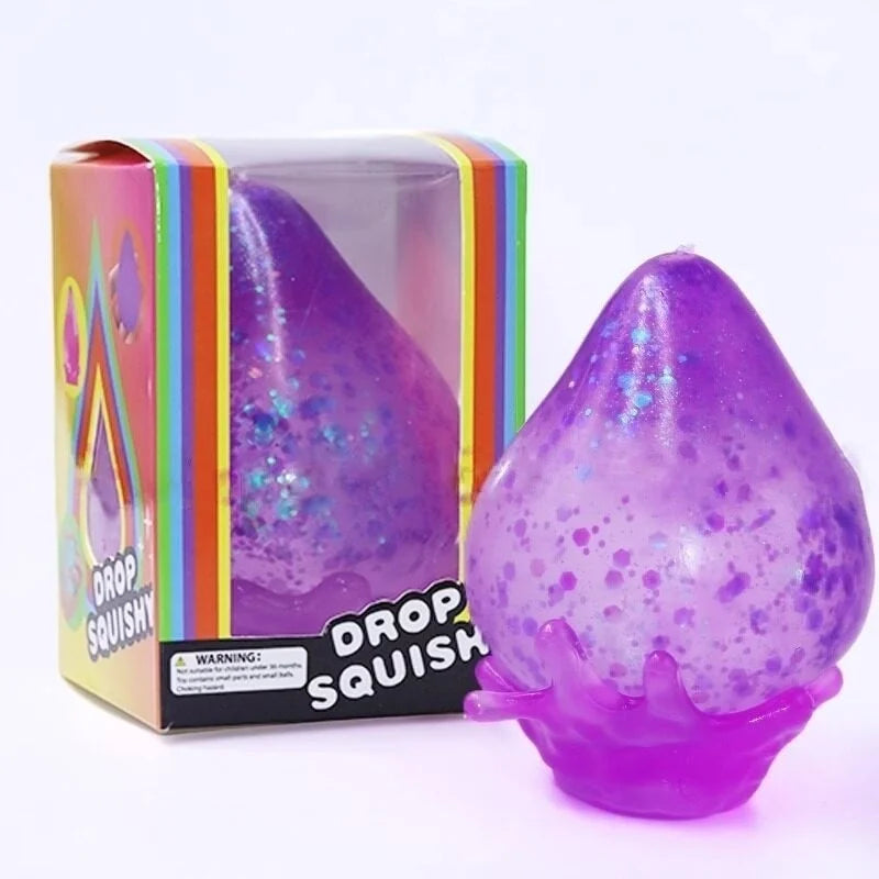 Schylling Needoh Maltose Dream Drop Cube Gumdrop Jellyfish Slow Rising Decompression for Sensory Squeeze Relax Stress Relief Toy