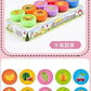 10pcs Assorted Stamps for Self-ink Stamps Toy Stamps Smiley Face Seal Scrapbooking DIY Painting Photo Album Decoration