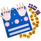 Kid Montessori Toys Felt Finger Numbers Math Toy Children Counting Early Learning For Toddlers Intelligence Develop 30*30cm