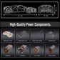 Mould King 13163 Technical Car Toys The MOC Black La Voiture Noire Building Block Assembly Sport Car Brick Kids Christmas Gift