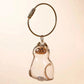 Cat Fur Memorial Charm Resin Keepsake Capsule for Pet Hair Portable Keychain Pendant for Hair Rainbow Bridge Pendant