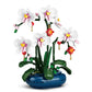 City Creativity Flower Bouquet Plum Blossom Bonsai Potted Plant Building Blocks Model Home Decoration Toy For Kids Gift﻿