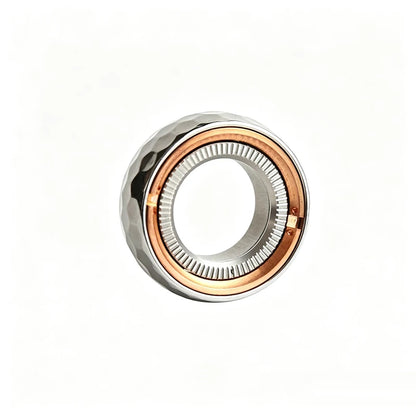 Mechanical Fidget Ratchet Ring EDC Fidget Toys Stainless Steel Fidget Ring Stress Reliever ADHD Anxiety Stress Toys Adult Gift