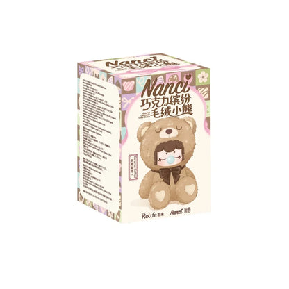 Robotime Rolife Nanci Chocolate Colorful Plush Bear Series Blind Box Handmade Decoration Surprise Box Children's Christmas Gifts