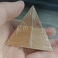 Wooden Brain Teaser Mini Pyramid Logic Triangle Binary Ternary Puzzle Fun Challenge IQ Test Mind Educational Toys