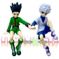 Hot Anime Full Time Hunter Character Sitting Posture Qiben Sitting Posture Xiaojie  Killua Desktop Ornament Trendy PVC Model Toy