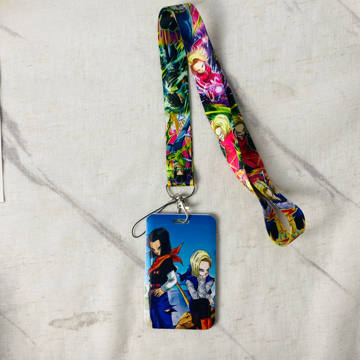 Anime Card Cases Card Lanyard Key Hang Rope Lariat Cosplay Badge ID Cards Holders Neck Straps Keychains Fashion Accessories Gift