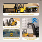 1:64 Remote Control and Alloy Truck Forklift with Trailer Worktop Mini Bluetooth RC Elevator Vehicle Children's Toy Holiday Gift