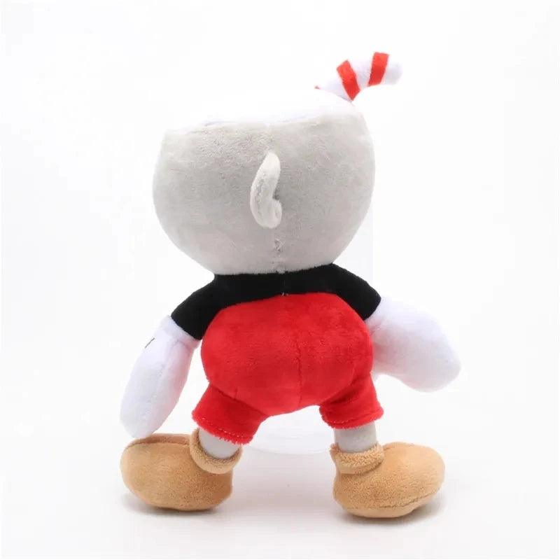New 25cm Adventure Game Cuphead Plush Toy Mugman The Devil Legendary Chalice Plush Dolls Toys for Children Gifts
