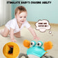 Auto-Sensing Escape Crab Toy – Crawling Baby Obstacle Avoiding Pet