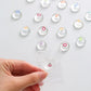 1-20pcs Mini Cute Transparent Fidget Small Silicone Emotion Fidget Poppers Sensory Fidget Toys Soft Funny Stress Relieving Toys