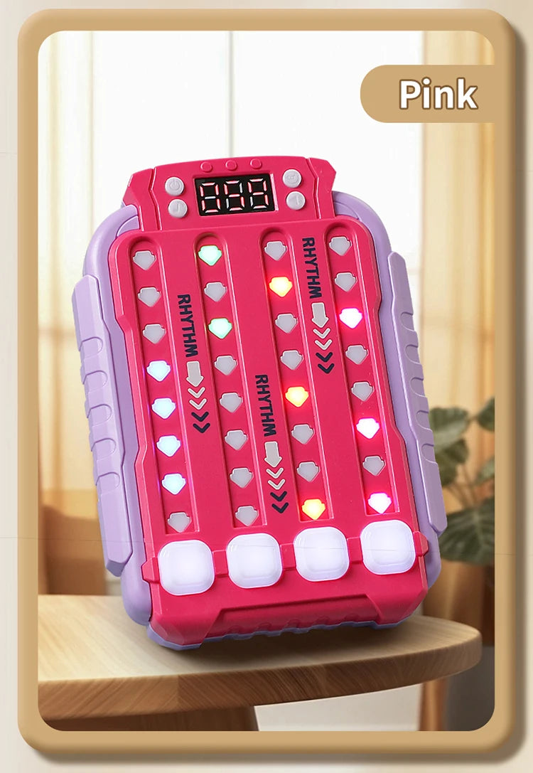Music Rhythm Press Puzzle Toy Decompression Concentration Training Game Safe Fidget Toy for Kids Boys Girls Birthday Gift