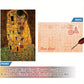 150pcs Mini Test Tube Puzzle The Kiss Gustav Klimt Famous Painting Funny Educational Game Wall Display Birthday Festival Gifts