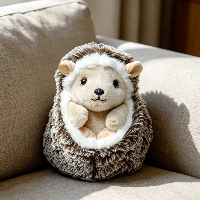 Lifelike Hedgehog Pendant Doll 10/20/25cm Cute Hedgehog Plush Doll Soft Hedgehog Huggable Pillow Lovely Desktop Pet Bag Decor