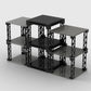 Multi Functional Building Blocks Stackable Multi-Layer Desktop Storage Rack Simulated Military Bunkers 16x16 Plate Support Girde