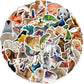 50pcs Jungle Zoo Wild Animal Stickers for Kids Boys Girl Baby Shower Wall Decal Notebook Water Bottle Luggage Laptop Phon