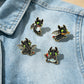 4pcs Cute Cartoon Animal Enamel Pin Movie Brooch Funny Lapel Pin for Backpacks Clothing Gift Jackets Decoration