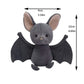 Kartoon 22cm Bat Plush Toy Soft Stuffed Cartoon Bat Plushies Grey Funny Design Bat Pig Doll Halloween Decoration