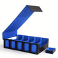 Trading Card Storage Box 5-Row 3900+ Capacity,TCG MTG Card Case with Magnetic Lid & Commander Display,Top Loader Storage for Sports Cards
