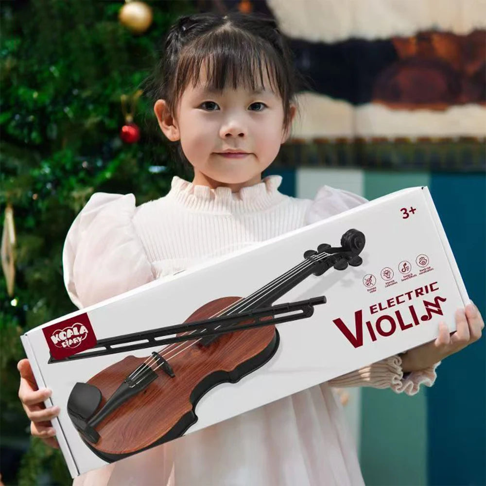Simulated Violin Toy Tune Ornament Music Performance Prop Iittle Montessori Early Education Girl Toy Kids Birthday Gift