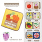 1pcs Montessori Busy Book Baby Early Education Book，Puzzle Toy, Animal Cognitive Fabric Book, Repeated Paste Book & Sensory toys
