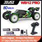 JIUSI WB12 PRO 1/12 Racing Car 80km/h Brushless 4WD RC Car High Speed 2.4G Remote Control Car Competitive Off-road Boys RC Toy