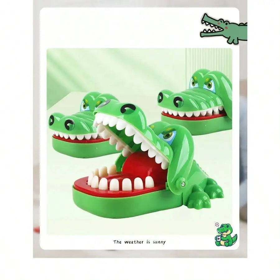 Crocodile Teeth Toys Alligator Biting Finger Dentist Classic Family Games Party Pranks Children's Lucky Game Decompression Toy
