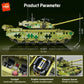 KAVOWORLD 2042pcs Simulated Main Battle Tank Building Block Military Army Car Truck Bricks Toy City Construction Bricks Kidd Gif