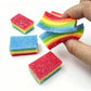 Squishy Rainbow Strip Stress Ball Squeeze Toys Soft Rainbow Sour Candy Stretchable Fidget Toy Stress Relief  Decompression Toy
