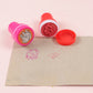 20pcs Assorted Stamps for Self-ink Stamps Toy Anima Smiley Face Seal Scrapbooking DIY Painting Photo Album Decor