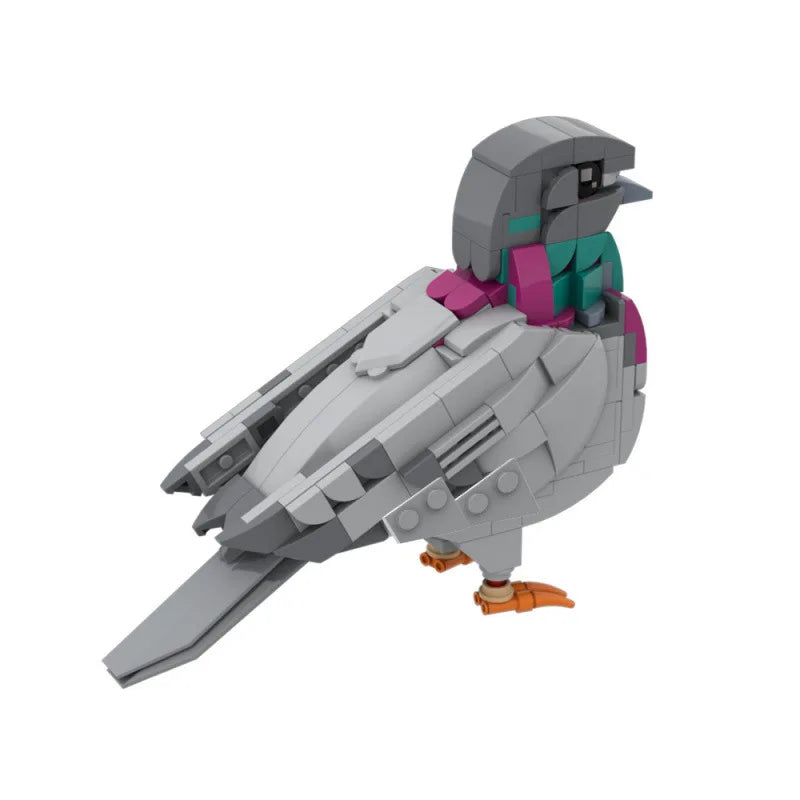 Adollya MOC Ideas Animals Feral Pigeon Home Ornament 255PCS Bricks Model Building Blocks Kits Toys Gifts Toy
